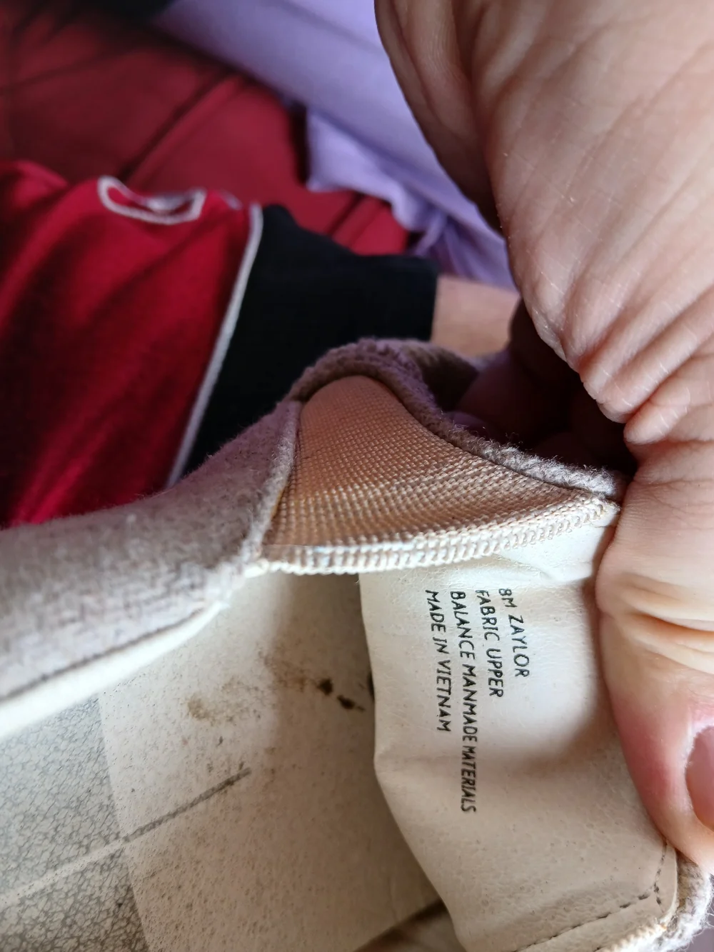 Dolce Vita Beige Canvas Slip-On Loafers with Gum Sole